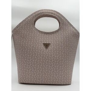 Guess Insulated Lunch Bag Tote Logo Pink Color. New With Tag.